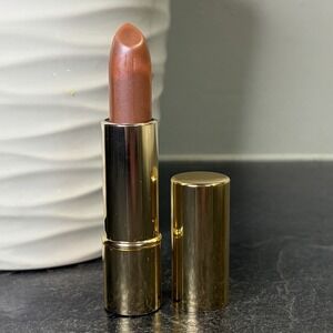 Vintage Estée Lauder Go Pout GP04 Pouty Plum Lipstick Gold Tube Retired Blemish